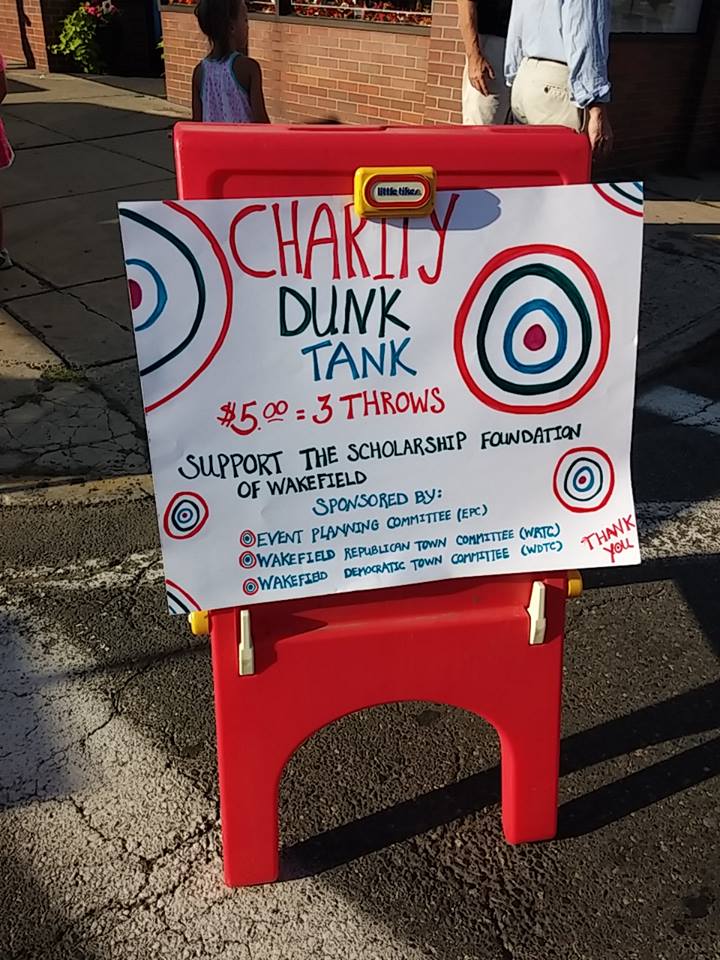 Wakefield Festival Italia Dunk Tank Sign
