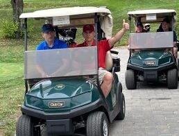 PHOTO OF GOLF CARTS